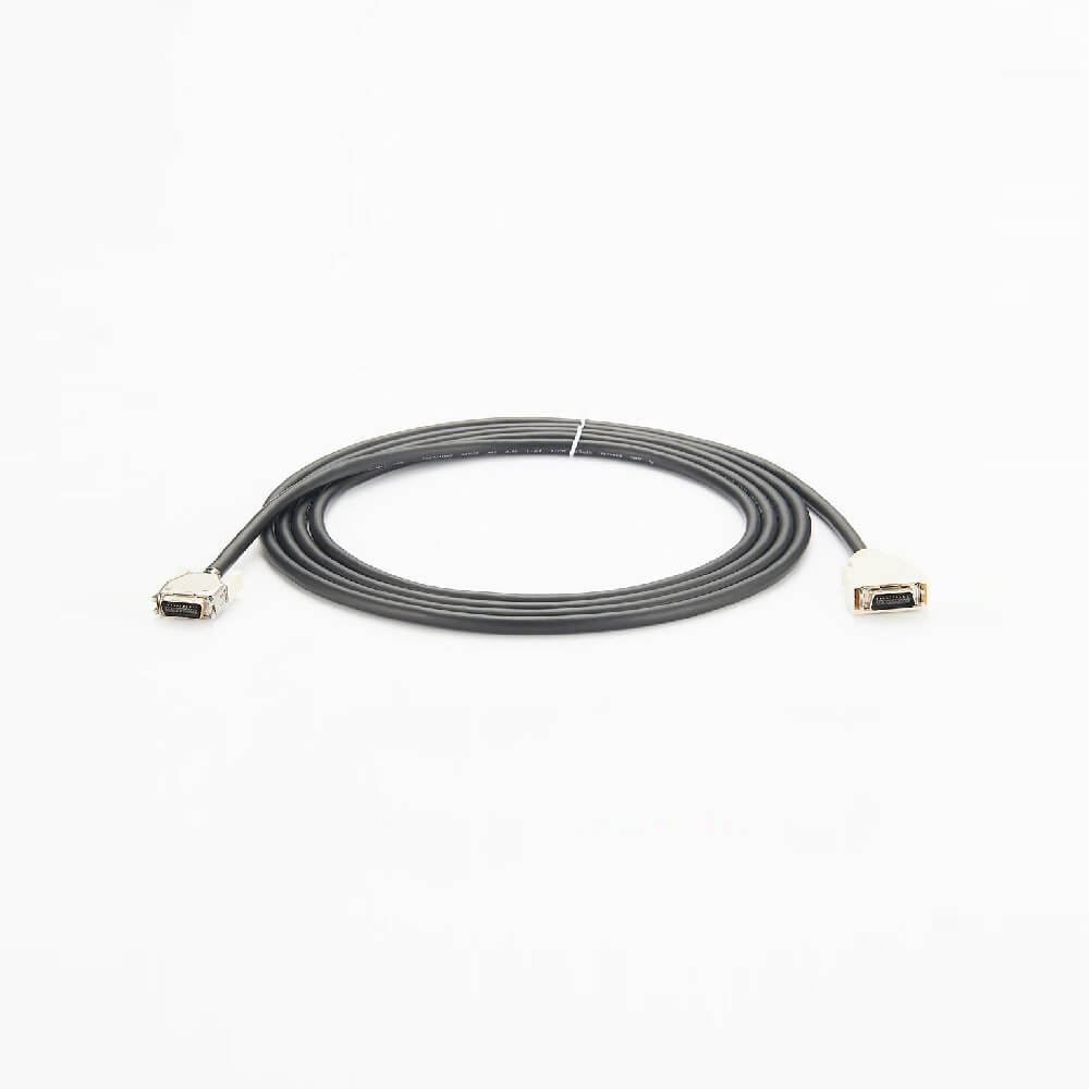 Elecbee SCSI MDR 20Pin Male To Male Straight Snap Type Connector With Cable 3M